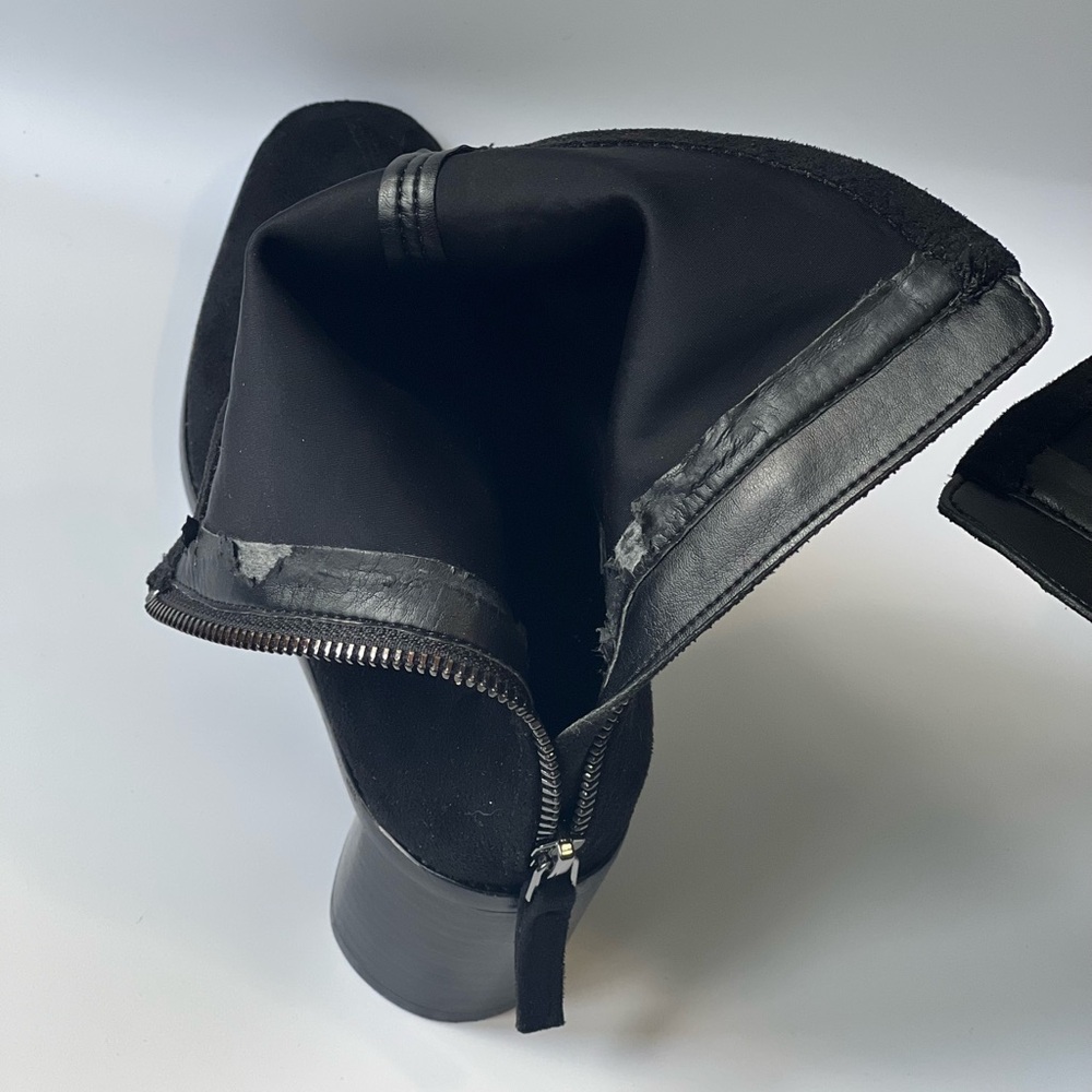 Aldo Women’s Black Zipper Back Boots - 7.5 - Picture 9 of 11